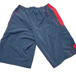 Nike Cargo Board Shorts Men's M Y2K 2000s NWT Navy Red